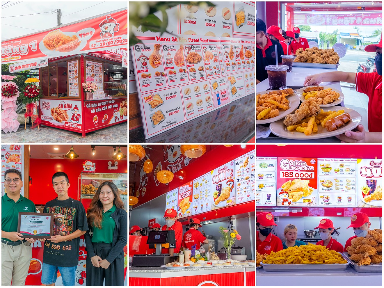Sản phẩm gà rán của thương hiệu Street Food